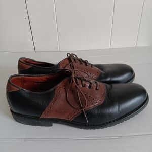 Allen Edmonds Link Saddle Oxford Golf Shoes-Men